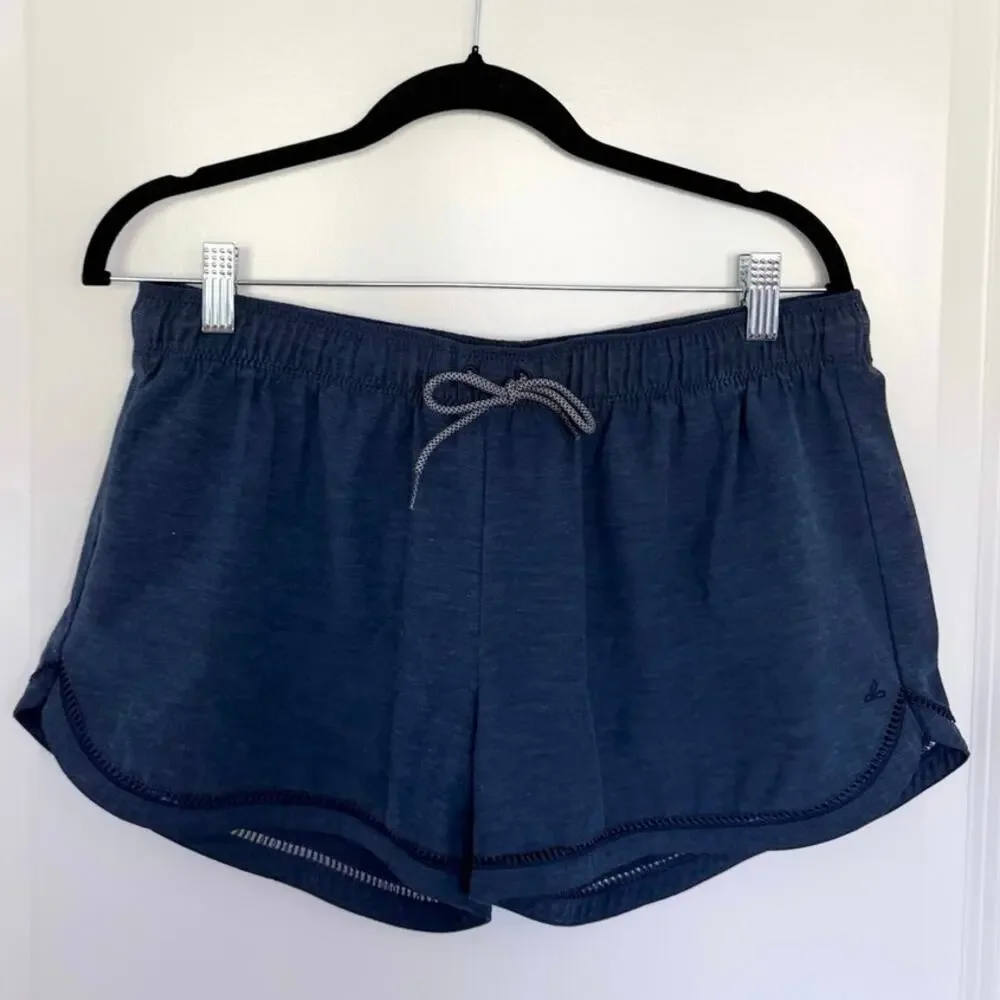 Prana Mariya Athletic Shorts BUNDLE Black Blue Large